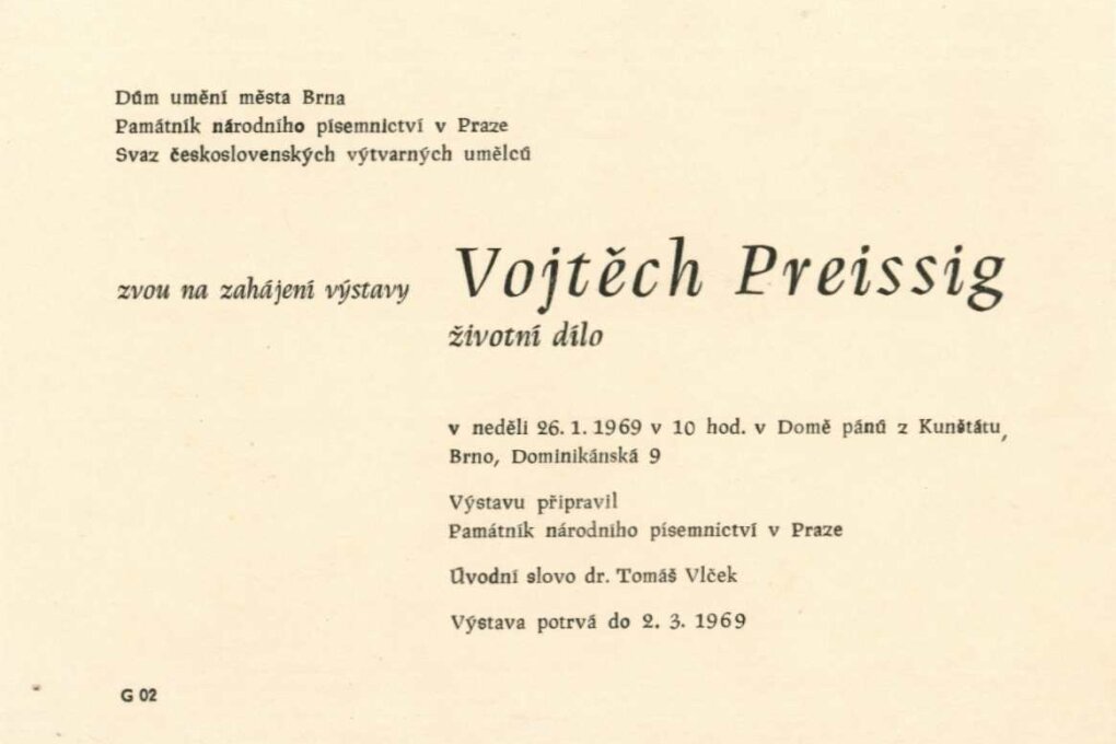 Vojtěch Preissig – životní dílo